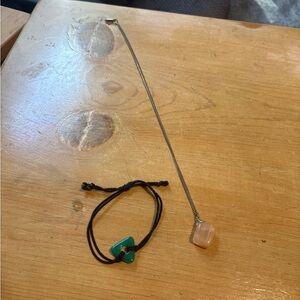 Coraline Pendant Bracelet and a Moonstone Pendant Necklace